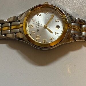 Anne Klein Two-Tone Silver and Gold Watch